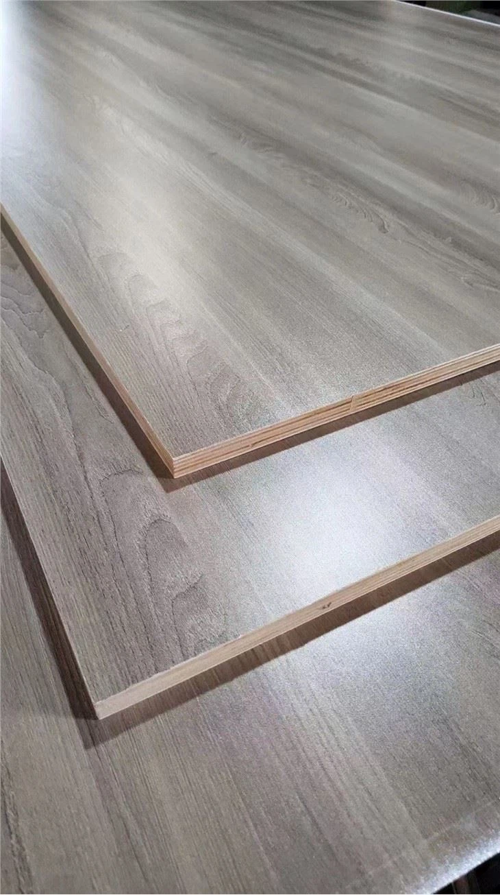 1220*2440* 12mm 15mm 18mm Melamine Waterproof Plywood Faced With Melamine Furniture Cabinet Use