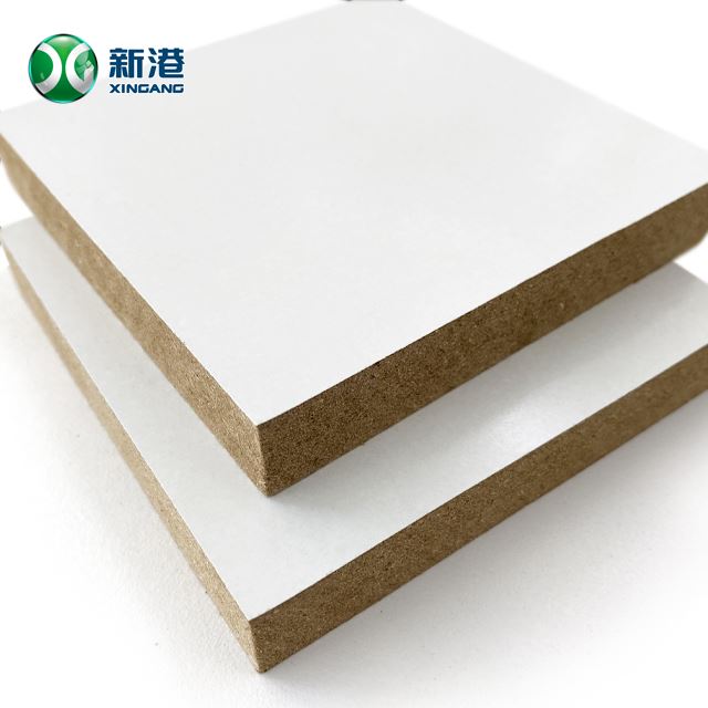 1220 X 2440mm White Laminated 4x8 Melamine MDF Plywood Board For Furniture