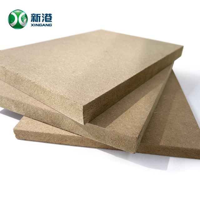 Linyi MDF ishlab chiqarish tekis taxtasi o'rta zichlikdagi taxta R
