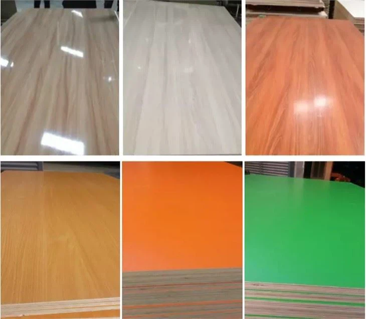 Melamin DSP Fancy Chipboard Mebeldan foydalanish uchun oddiy xom zarrachalar taxtasi