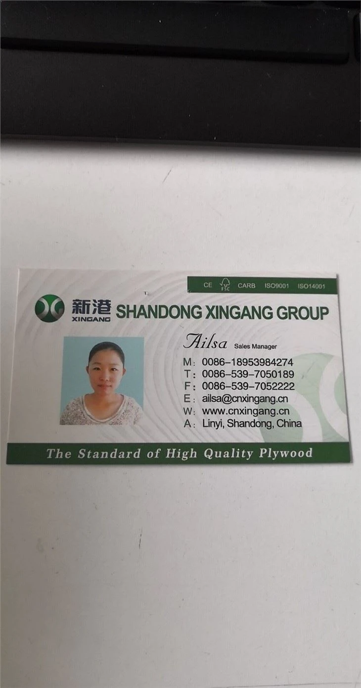 Melamine One Side Both Sides Paper Plywood For Furniture Usage
