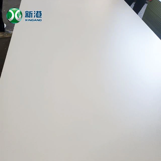 Oq melamin qoplamali kontrplak MDF mebel uchun ishlatiladi
