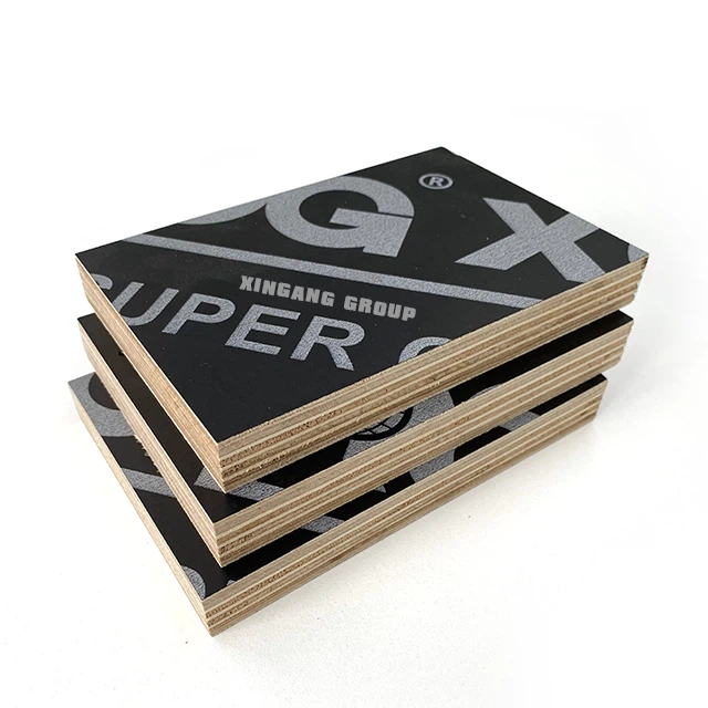1250*2500*18mm Two Times Hot Press Film Faced Plywood For Construction