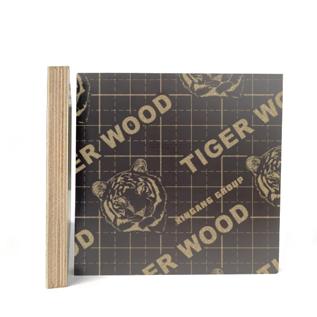 17mm 18mm 1220*2440mm Black/brown Film Faced Plywood For Construction