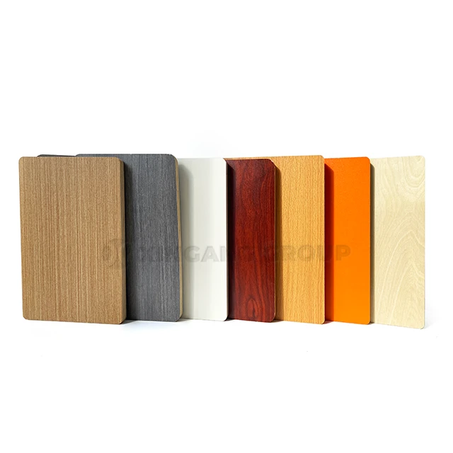 Mebel sinfi uchun asl zavod melamin qog'ozli laminatlangan Mdf ko'p rangli melamin MDF taxtasi